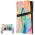 Rainbow Marble by Etta Vee PS5 Pro Bundle Skin